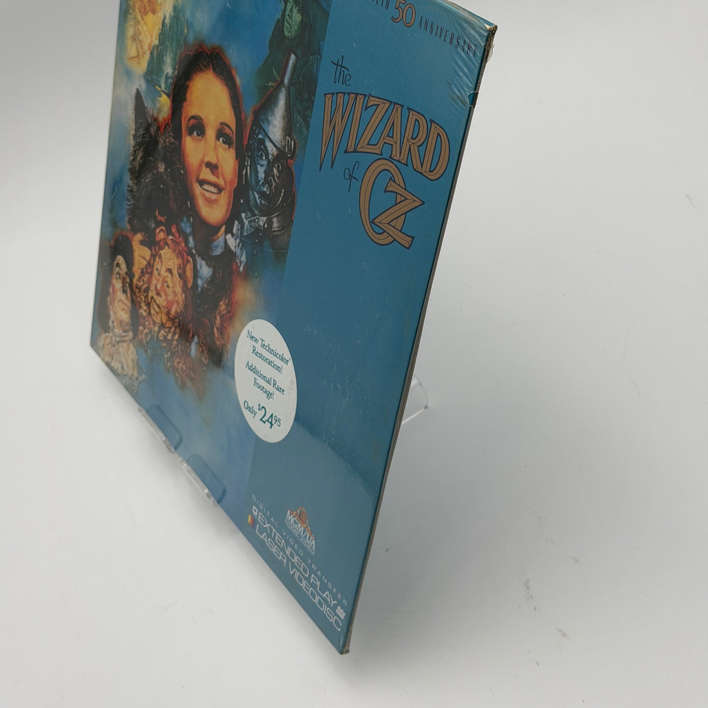 Wizard Of Oz 50th Anniversary Edition Laserdisc Silver FACTORY SEALED