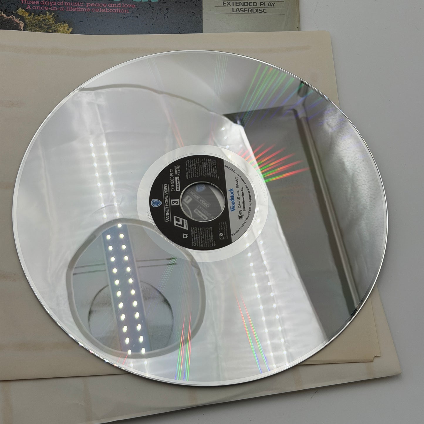 Woodstock Double Disc Laserdisc - Silver - Used A Condition