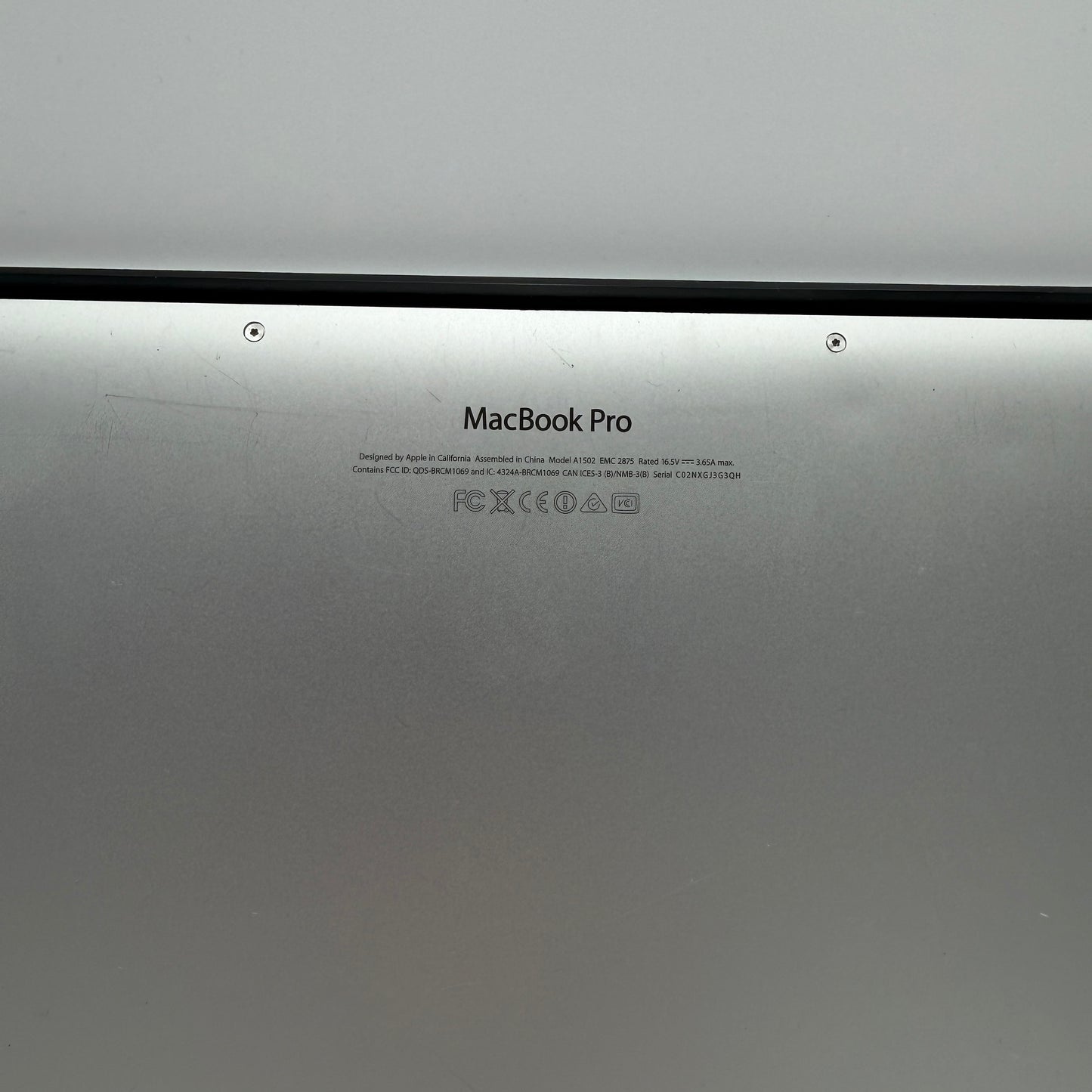 Apple MacBook Pro 13" A1502 2014 Core i5 8GB 128GB Broken Silver