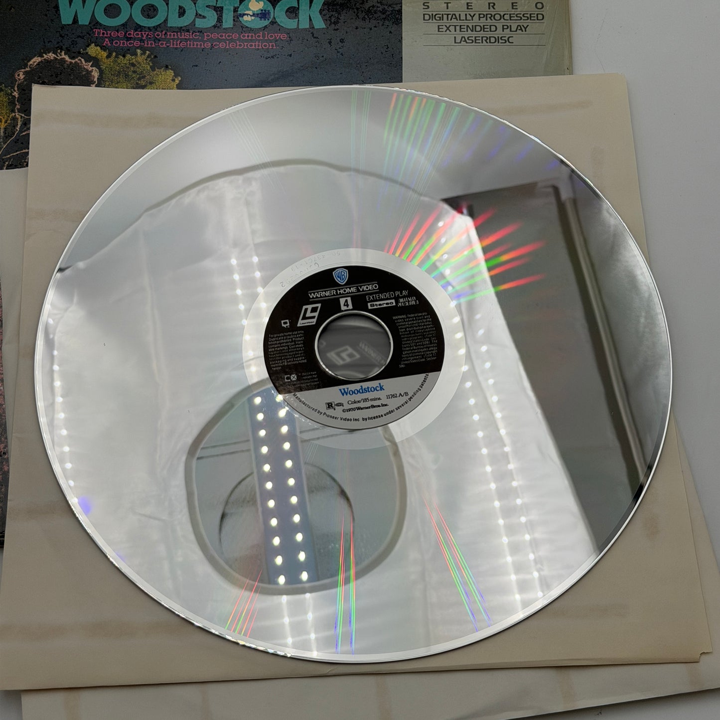 Woodstock Double Disc Laserdisc - Silver - Used A Condition
