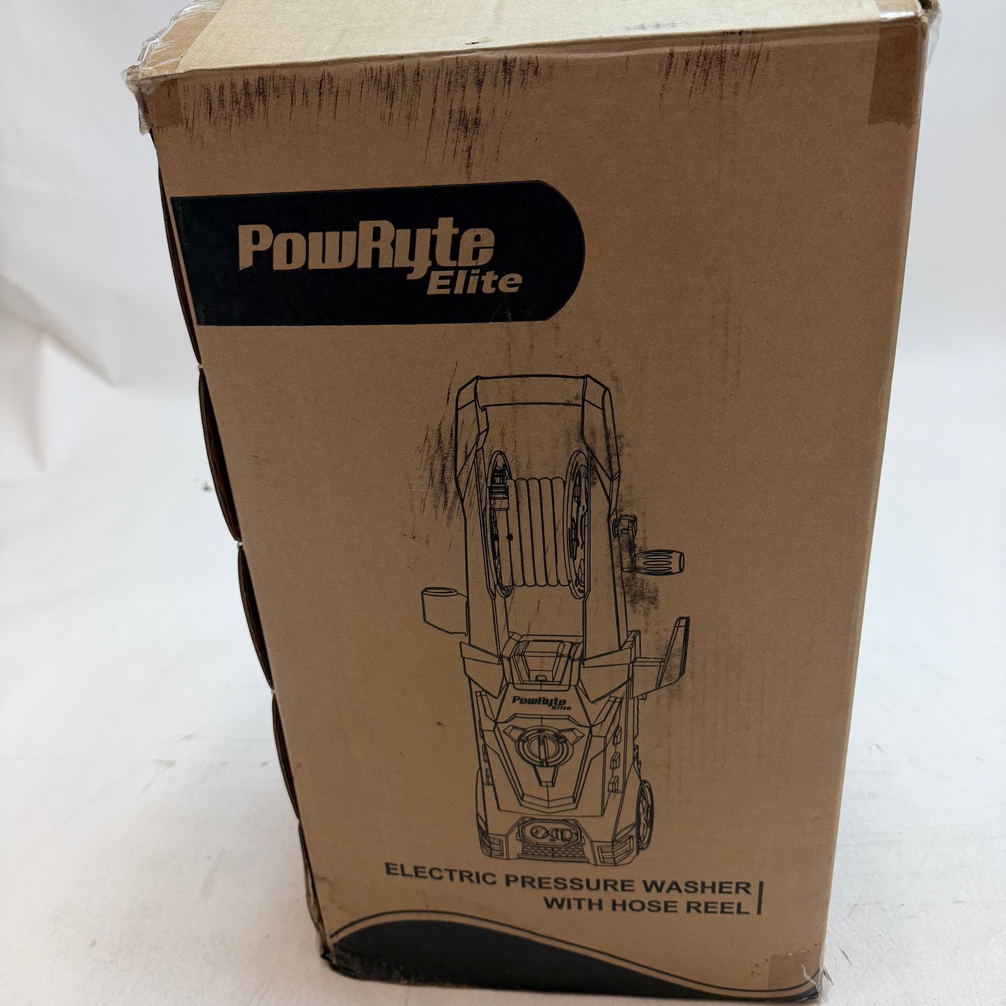 PowRyte Elite Electric Pressure Washer w Hose Reel New In Box