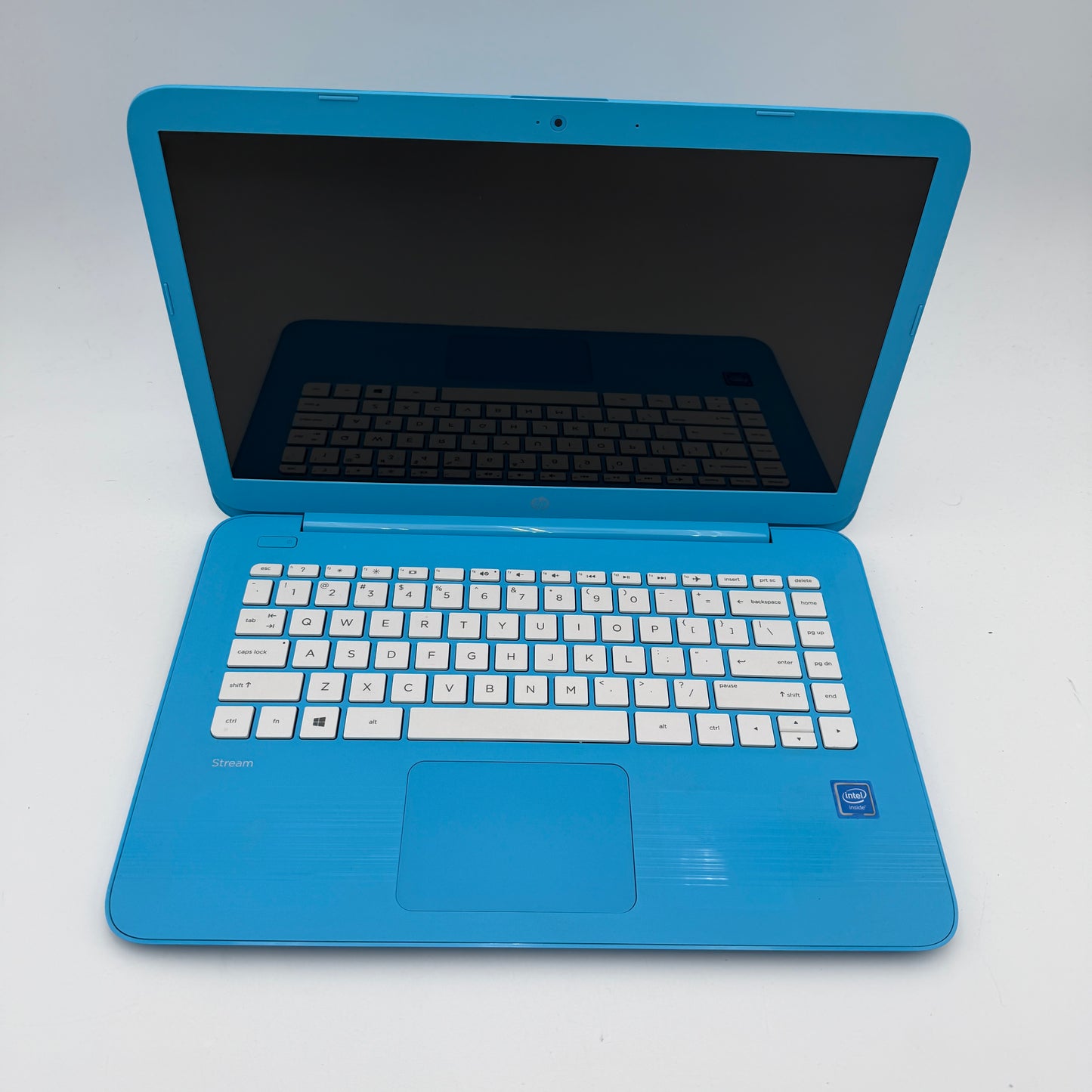 Used HP Stream 14-cb010nr Laptop 32GB Intel Celeron 4GB RAM Blue 2016