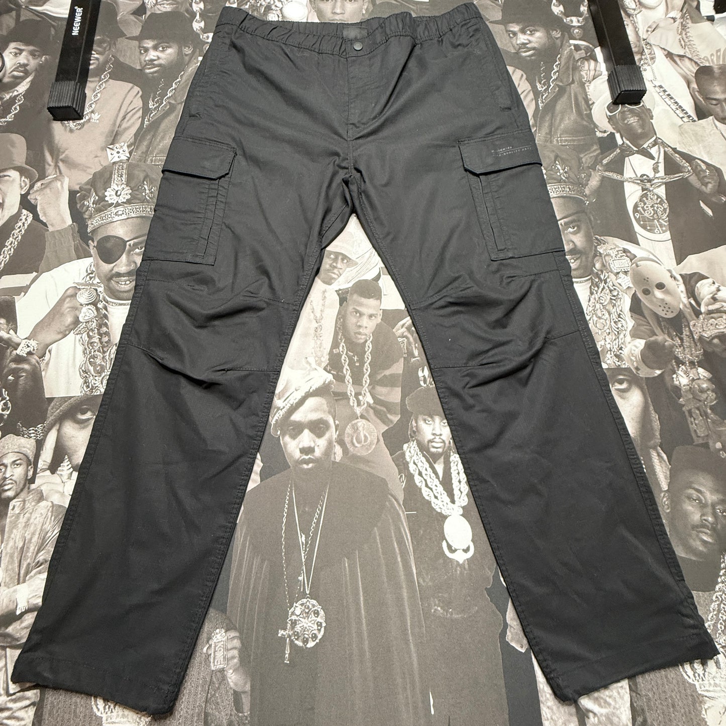 H&M Loose Fit Cargo Pants sz XL Black