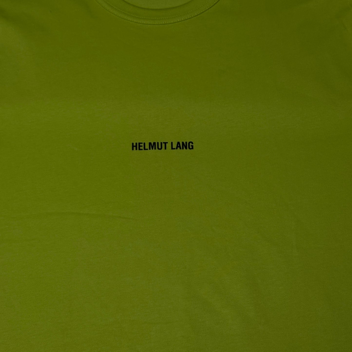 Helmut Lang Core Tee Yellow Short sleeve XXL