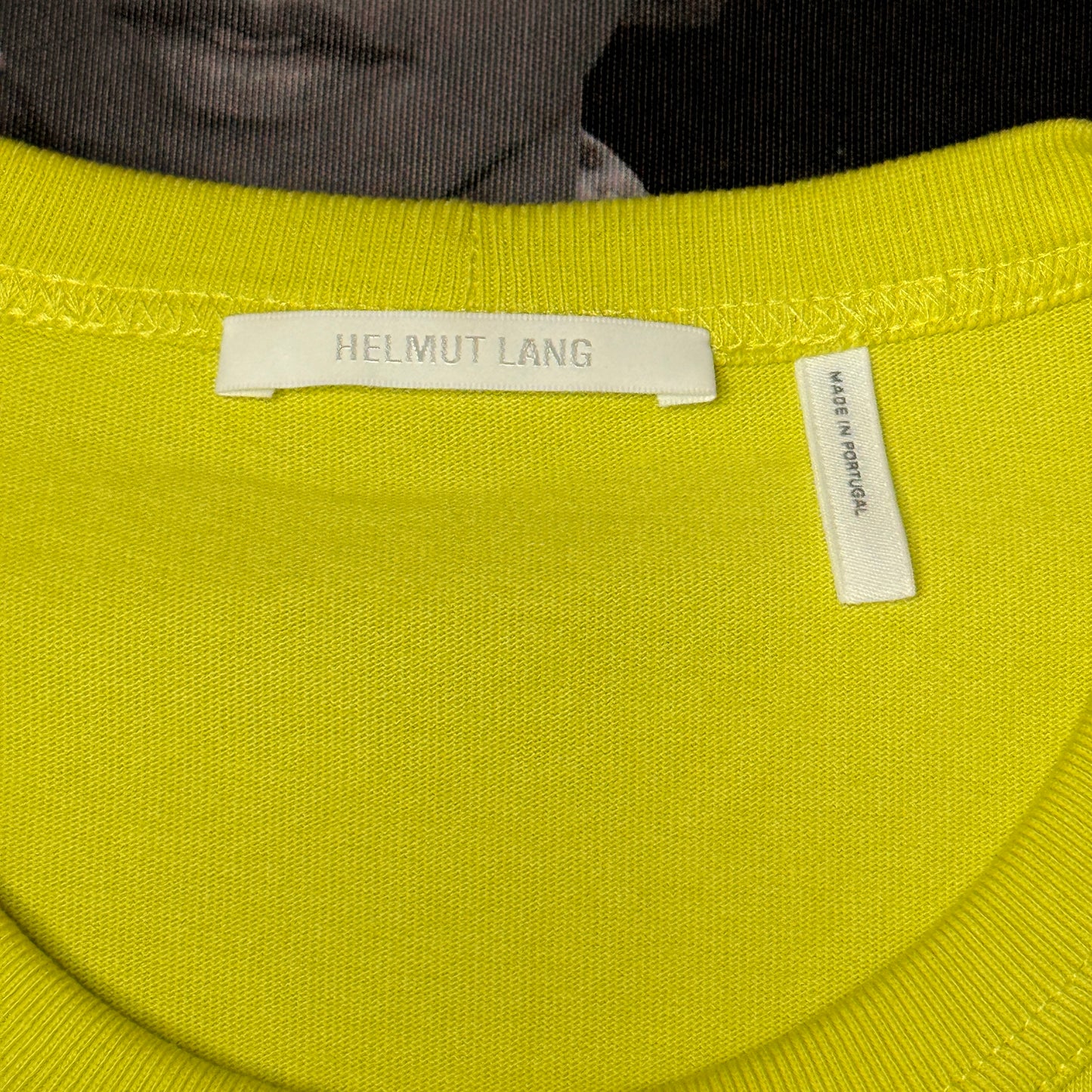 Helmut Lang Core Tee Yellow Short sleeve XXL