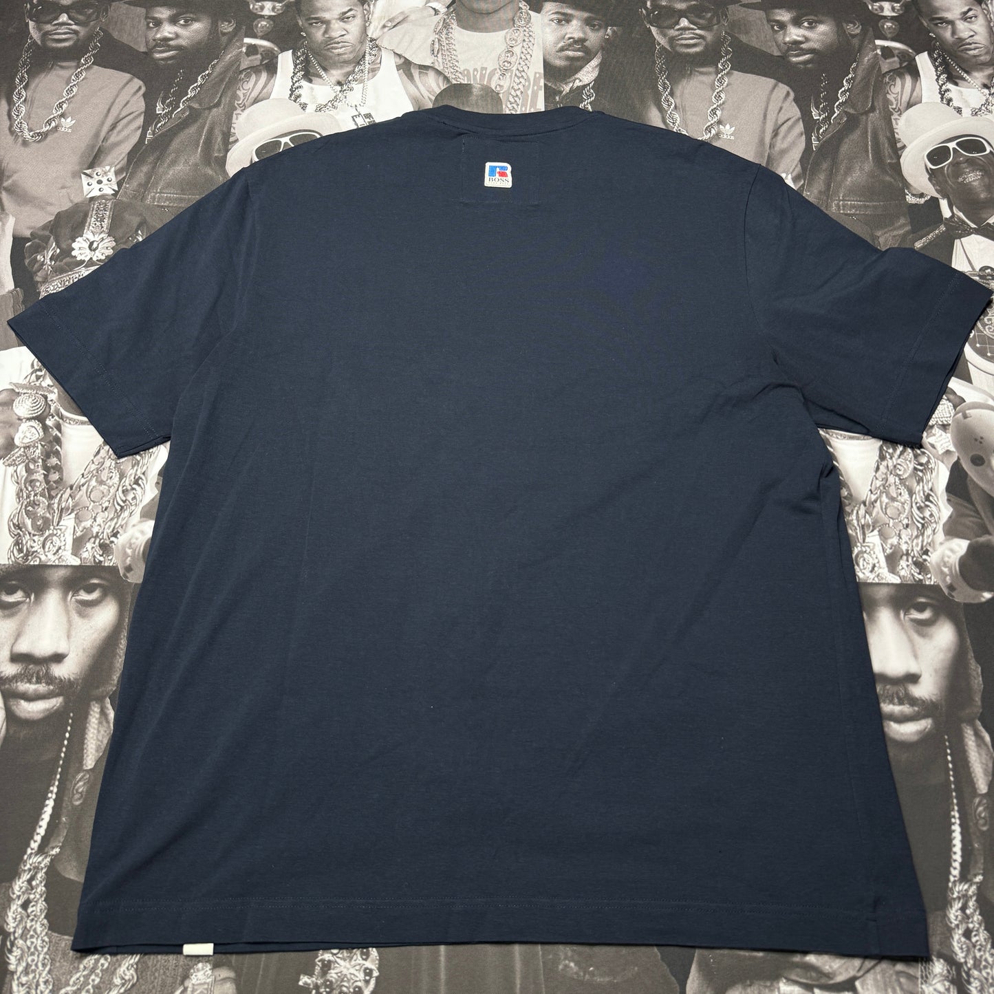 Hugo Boss x Russell Athletic Cotton Crewneck Tee Navy XXXL