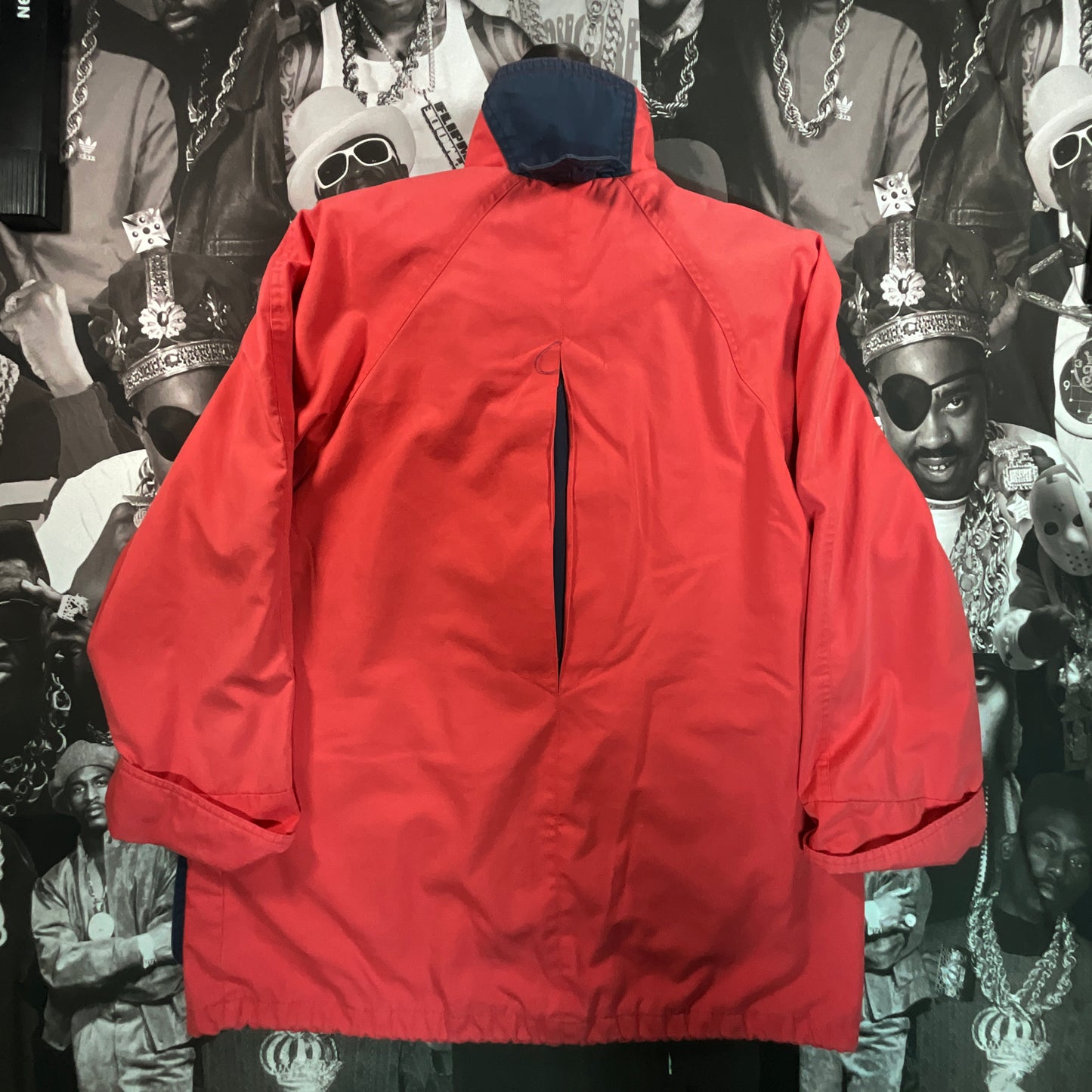 Vintage 80's London Fog Red Zip Up Long Sleeve Medium Weight Jacket Size XS