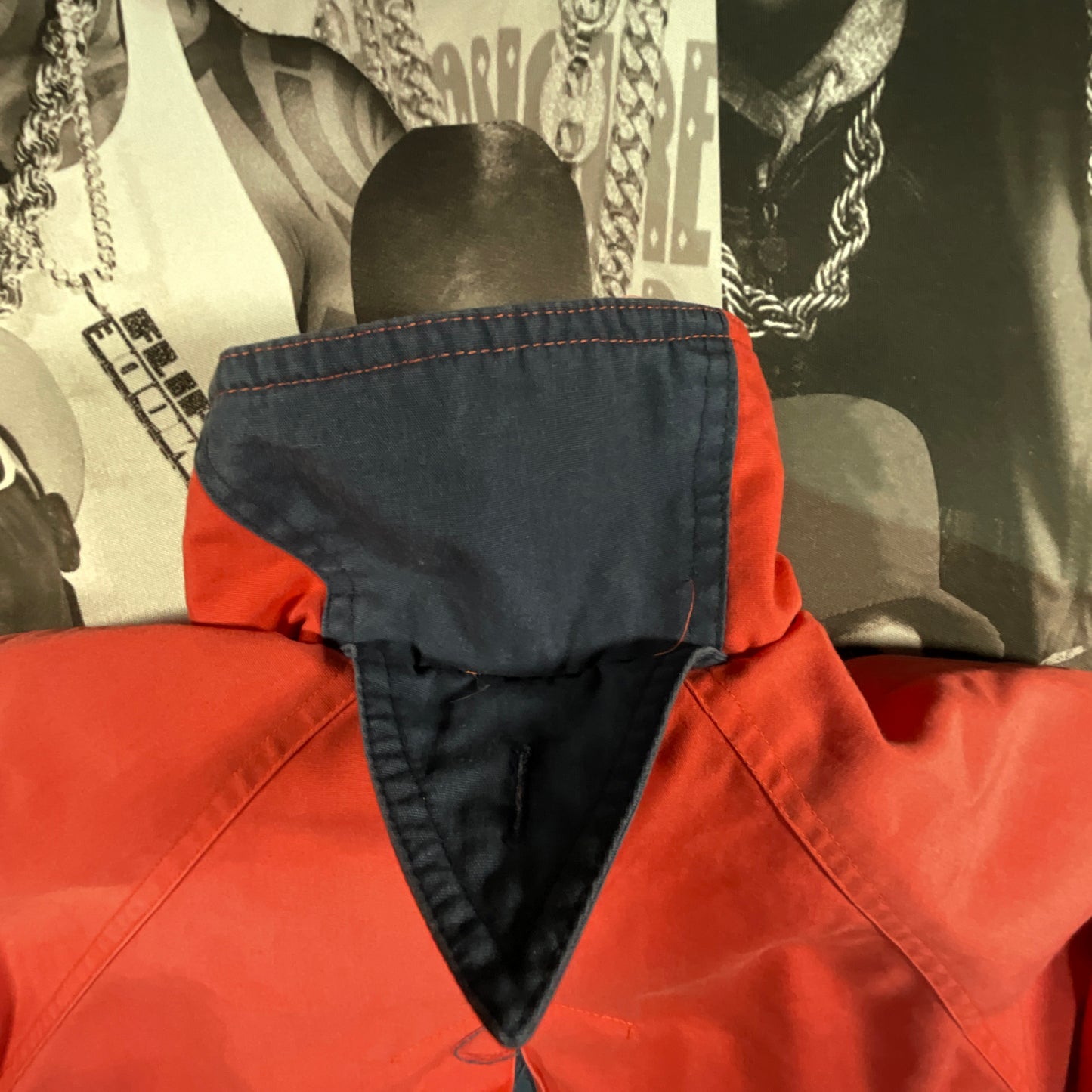 Vintage 80's London Fog Red Zip Up Long Sleeve Medium Weight Jacket Size XS