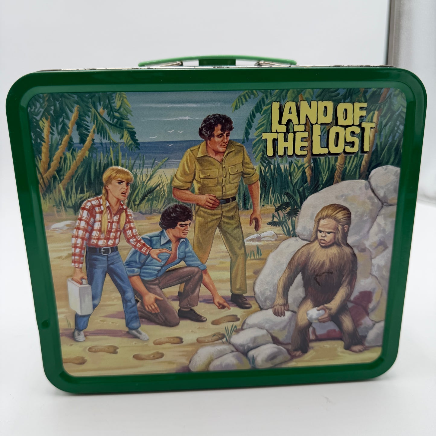 Sid and Marty Krofft Land of the Lost Lunchbox with Seasons 1-3 DVDs - Green - Collectible