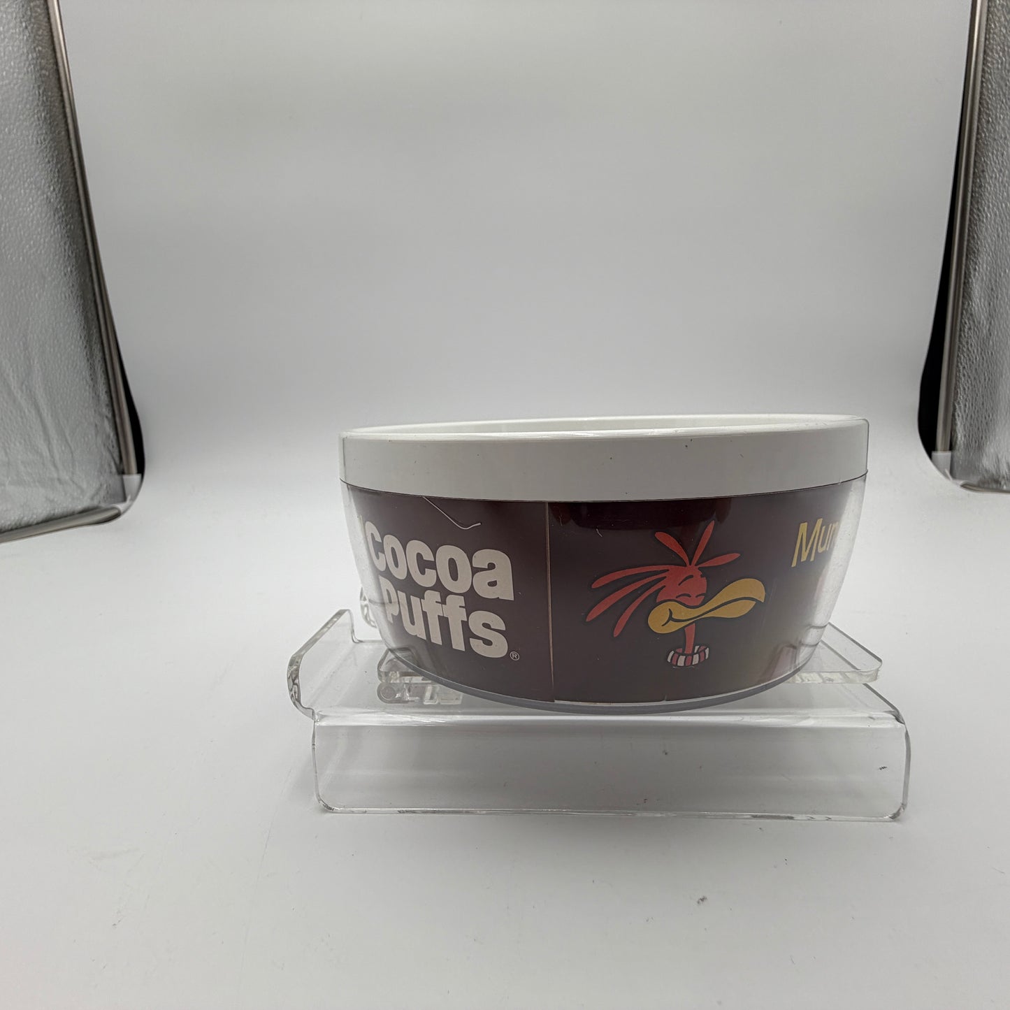 Thermo-Serv Cocoa Puffs Cereal Bowl 1970s Brown Collectible