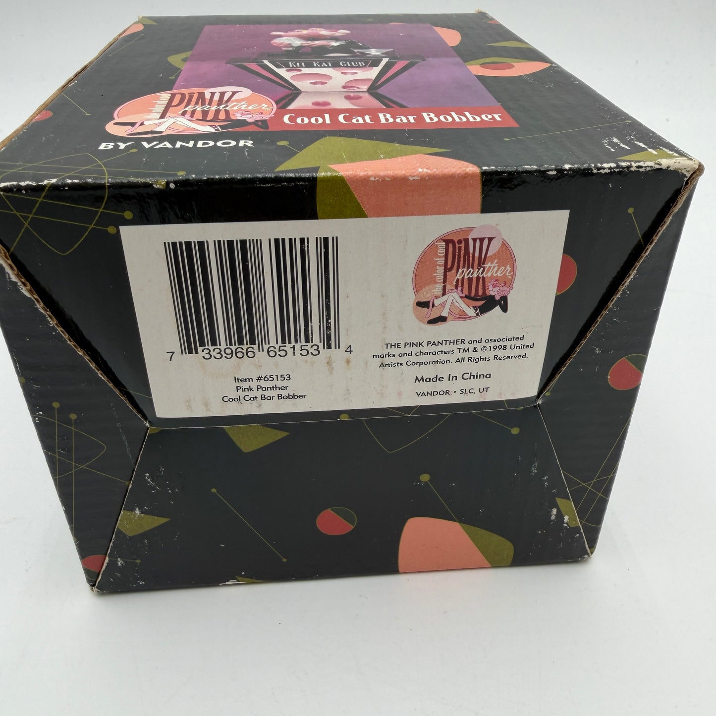 Vandor Pink Panther Cool Cat Bar Bobber Collectible Pink