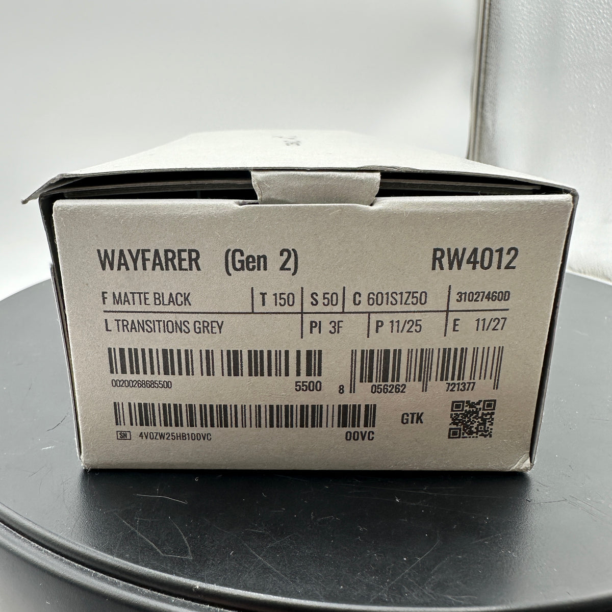 Ray-Ban Meta Wayfarer RW4012 Smart Glasses Transition Lens Matte Black