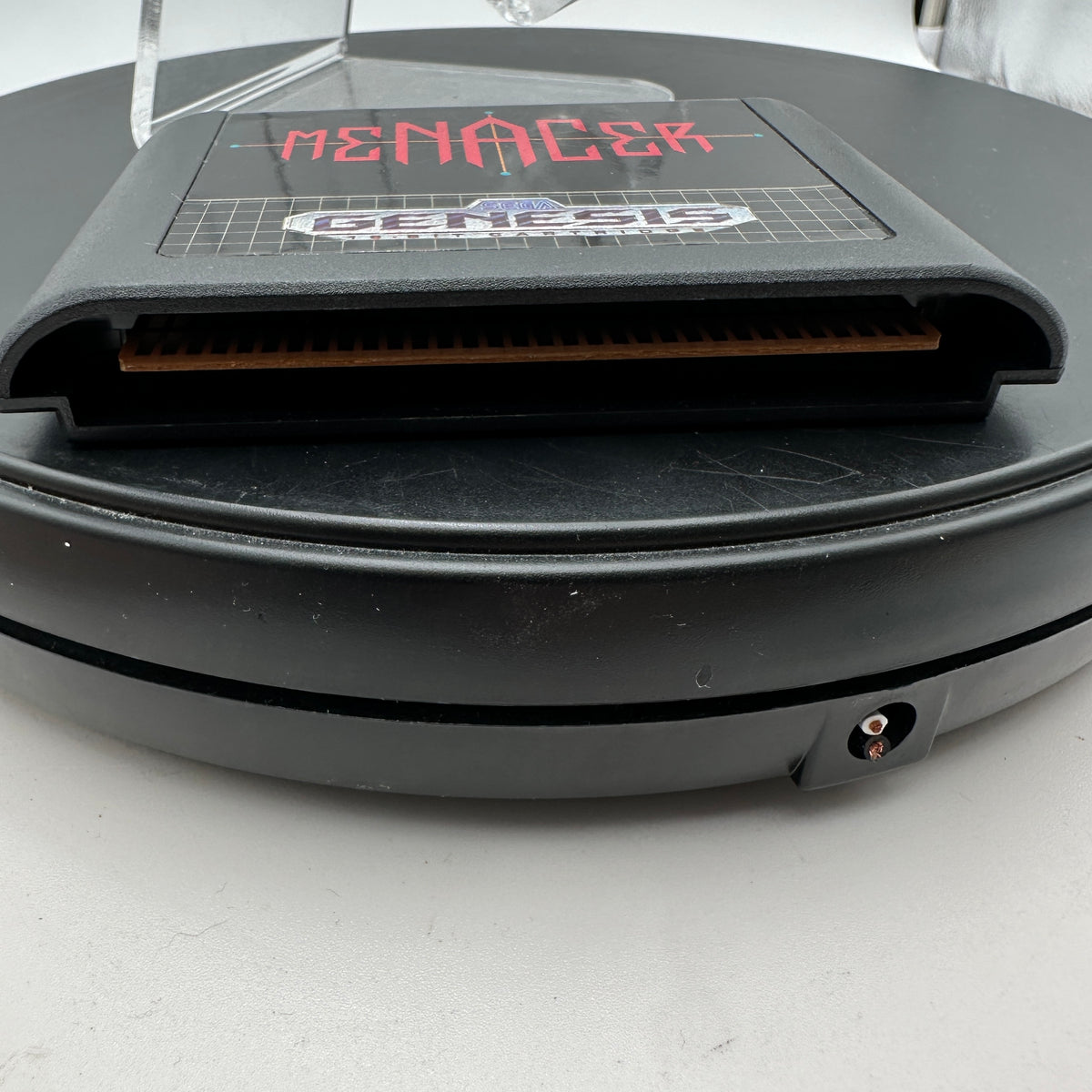 Sega Genesis Menacer Light Gun Sensor & 6-Game Cartridge Set CIB