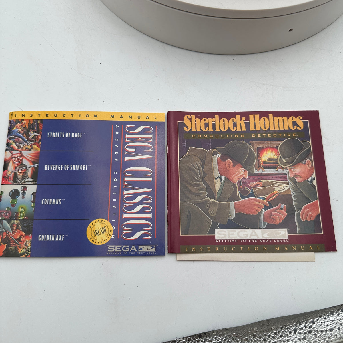 Sega CD Sherlock Holmes & Sega Classics Video Game CIB MINTY