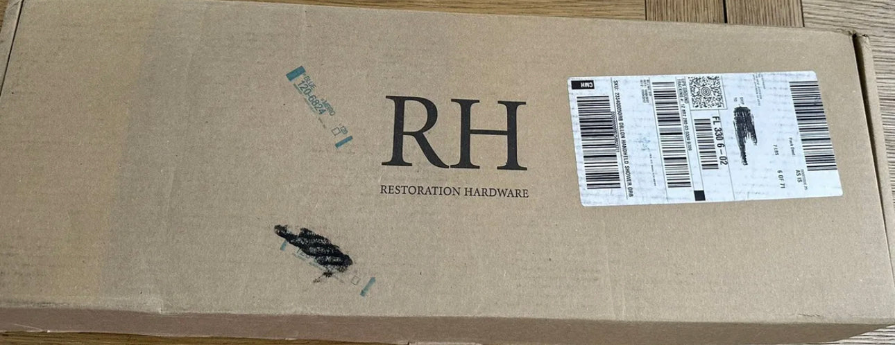 NWT RESTORATION HARDWARE DILLON Hand Held Shower Bathroom Remodel Flat Black