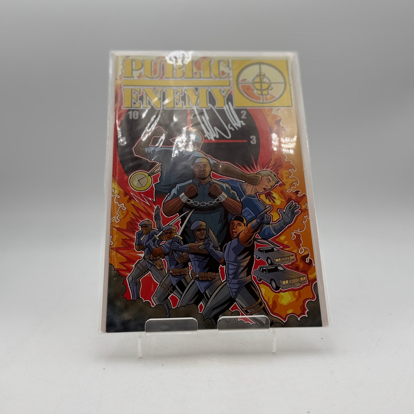 Public Enemy Issue #2 Signed by Adam Wallenta