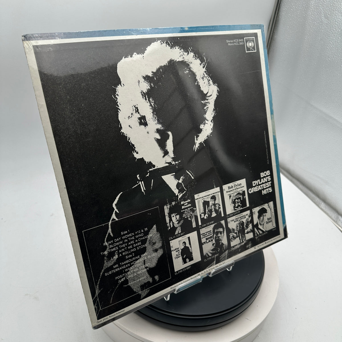 Bob Dylan's Greatest Hits LP Columbia KCS 9463 1967 Press w/ Poster SEALED Vinyl Record