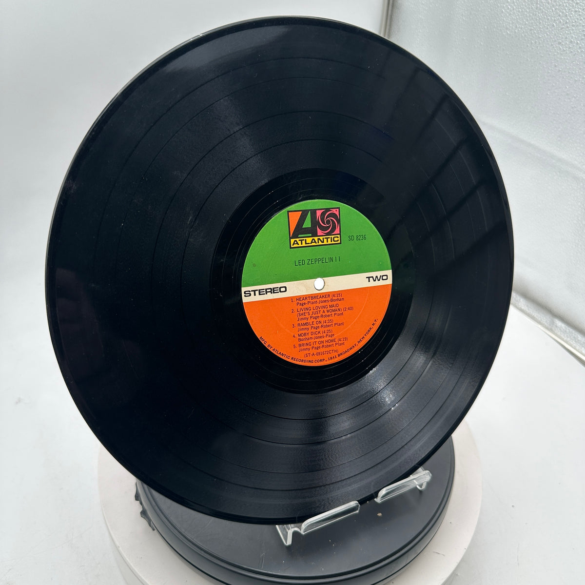 Atlantic Led Zeppelin II 12" Black Vinyl LP Stereo SD 8236 1969