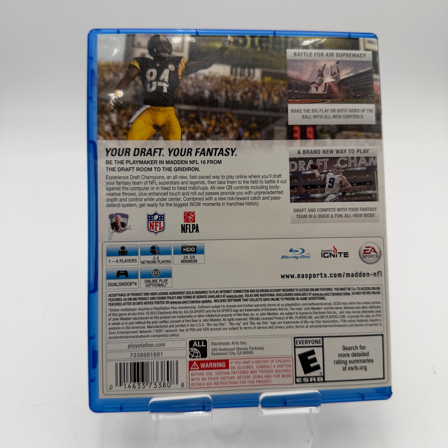 PlayStation 4 Madden NFL 16 Video Game with Case