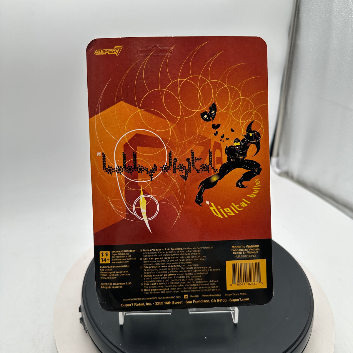 Super7 RZA Bobby Digital (Digital Bullet) Wu-Tang ReAction Figure