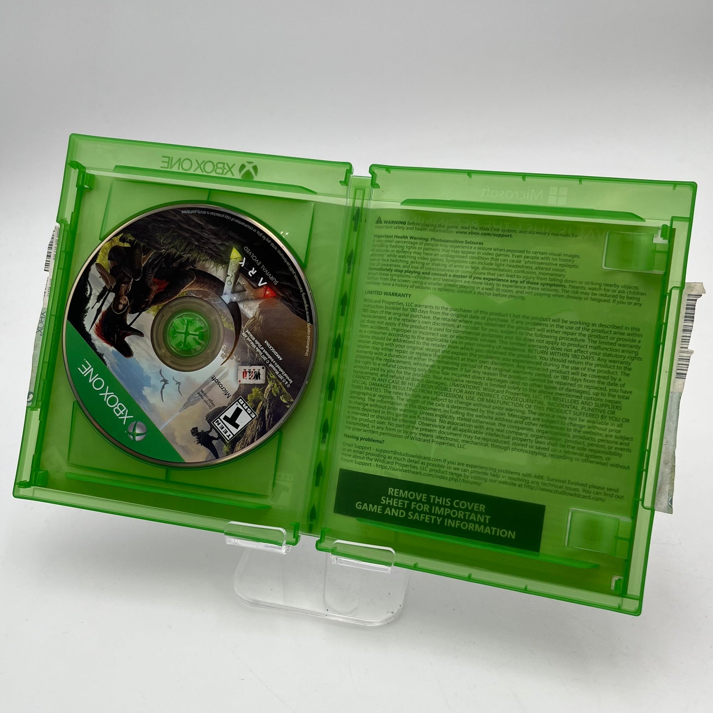 Xbox One Ark Survival Evolved Video Game - Used with Box