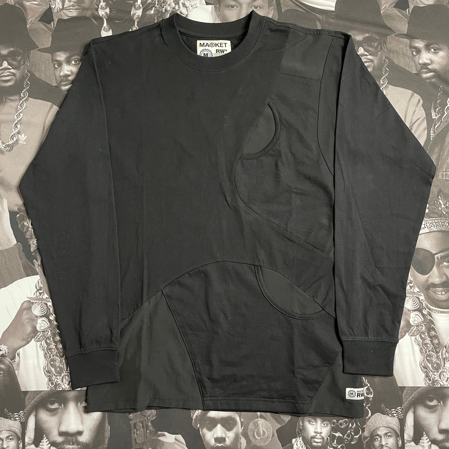 Market Random Workshop LS Tech T-Shirt Vintage Black 407123001