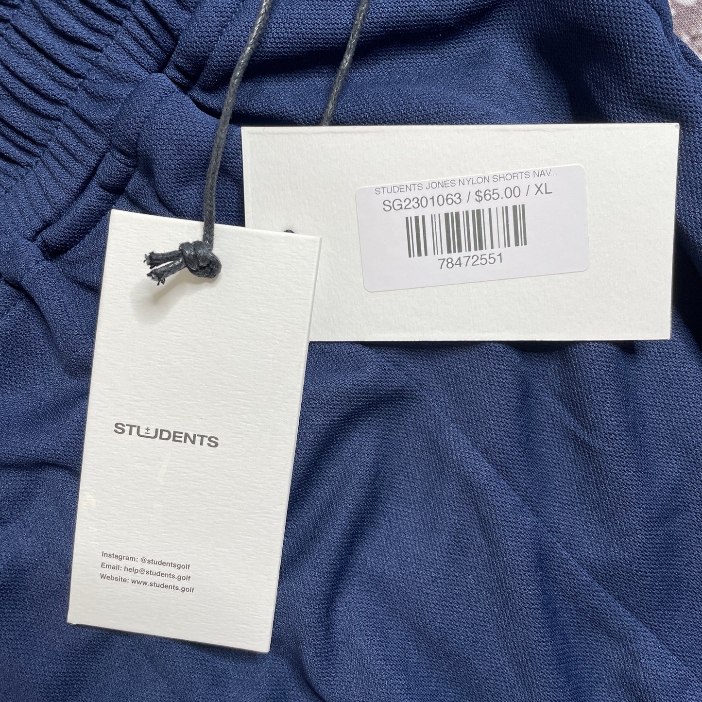 Students Jones Nylon Shorts Navy