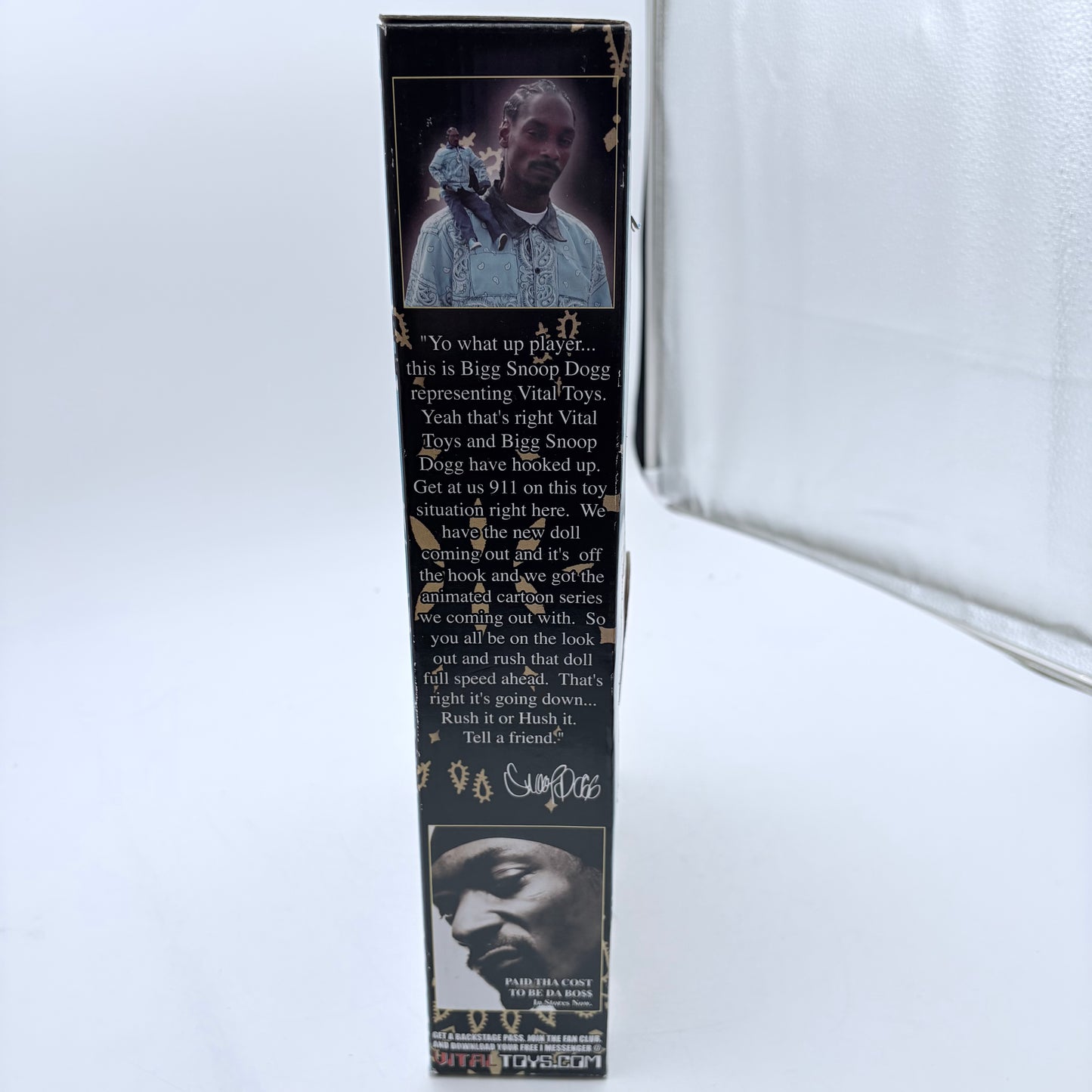 Vital Toys 2002 Snoop Dogg Snoopafly SDO2D 12" Action Figure New In Box
