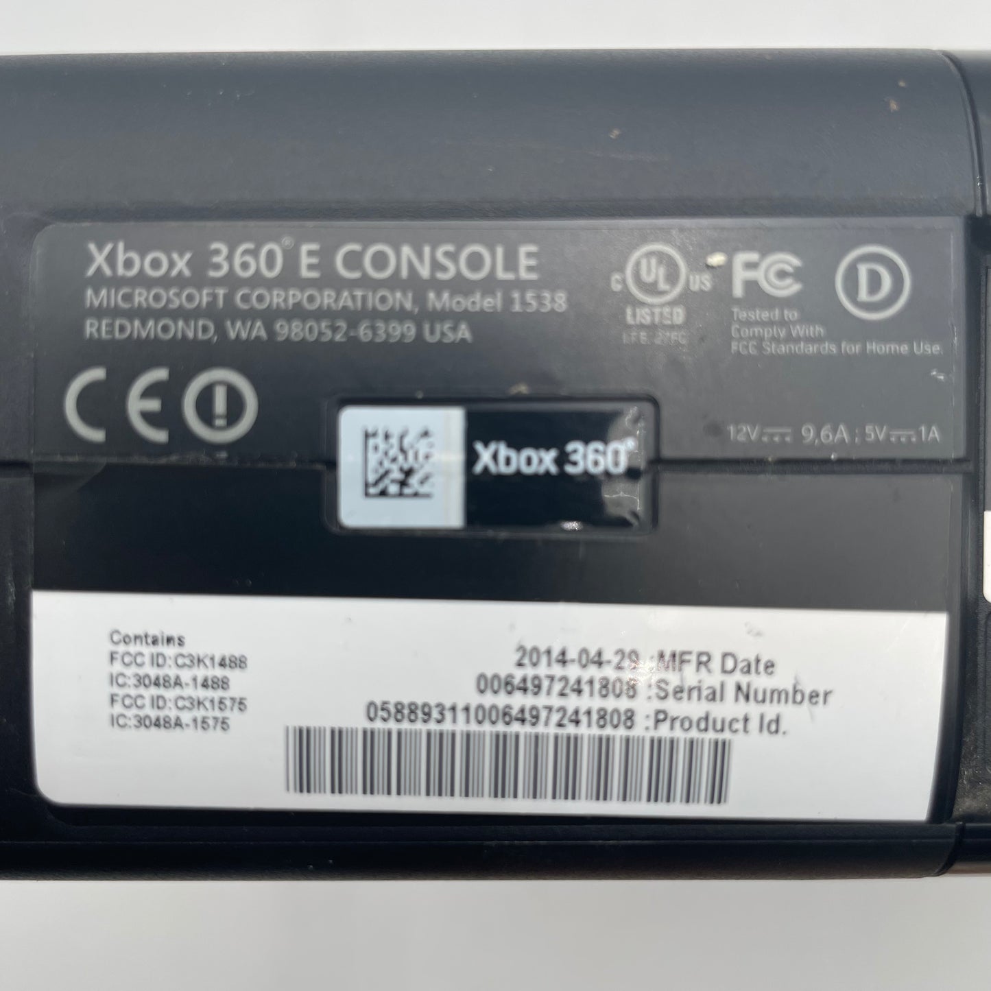 Xbox 360 E (1538) READ