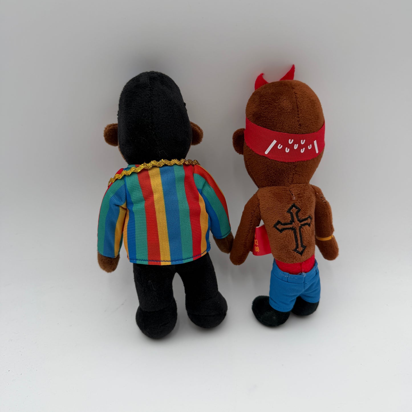 Rare 2Pac and Notorious B.I.G. Mini Plush Black Collectible