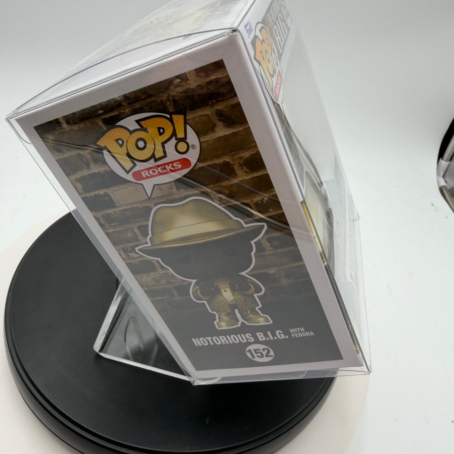 Funko Pop! Rocks Notorious B.I.G. Gold Fedora #152 NYCC Exclusive with Protector