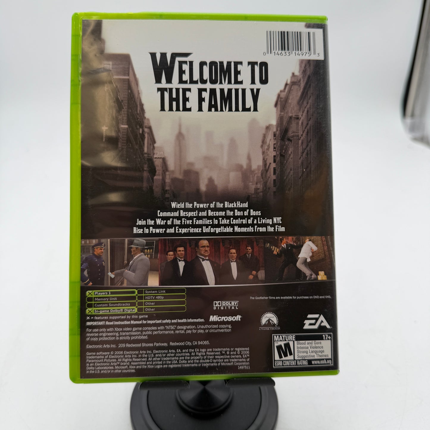The Godfather Xbox 360 Video Game Complete in Box