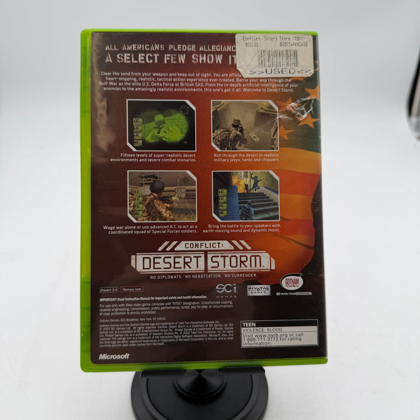 Conflict Desert Storm Xbox 360 Video Game Complete in Box