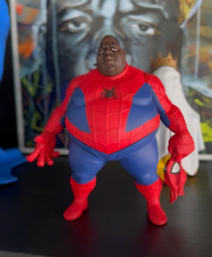 Spider Biggie! Notorious B.I.G. Figure in Spider Man Suit custom!