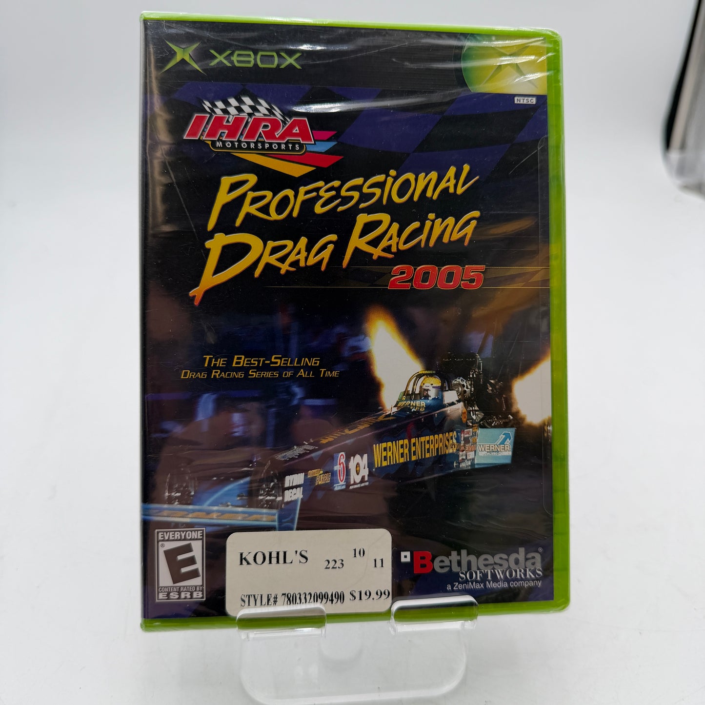 IHRA Professional Drag Racing 2005 Xbox Video Game - Black - New In Box