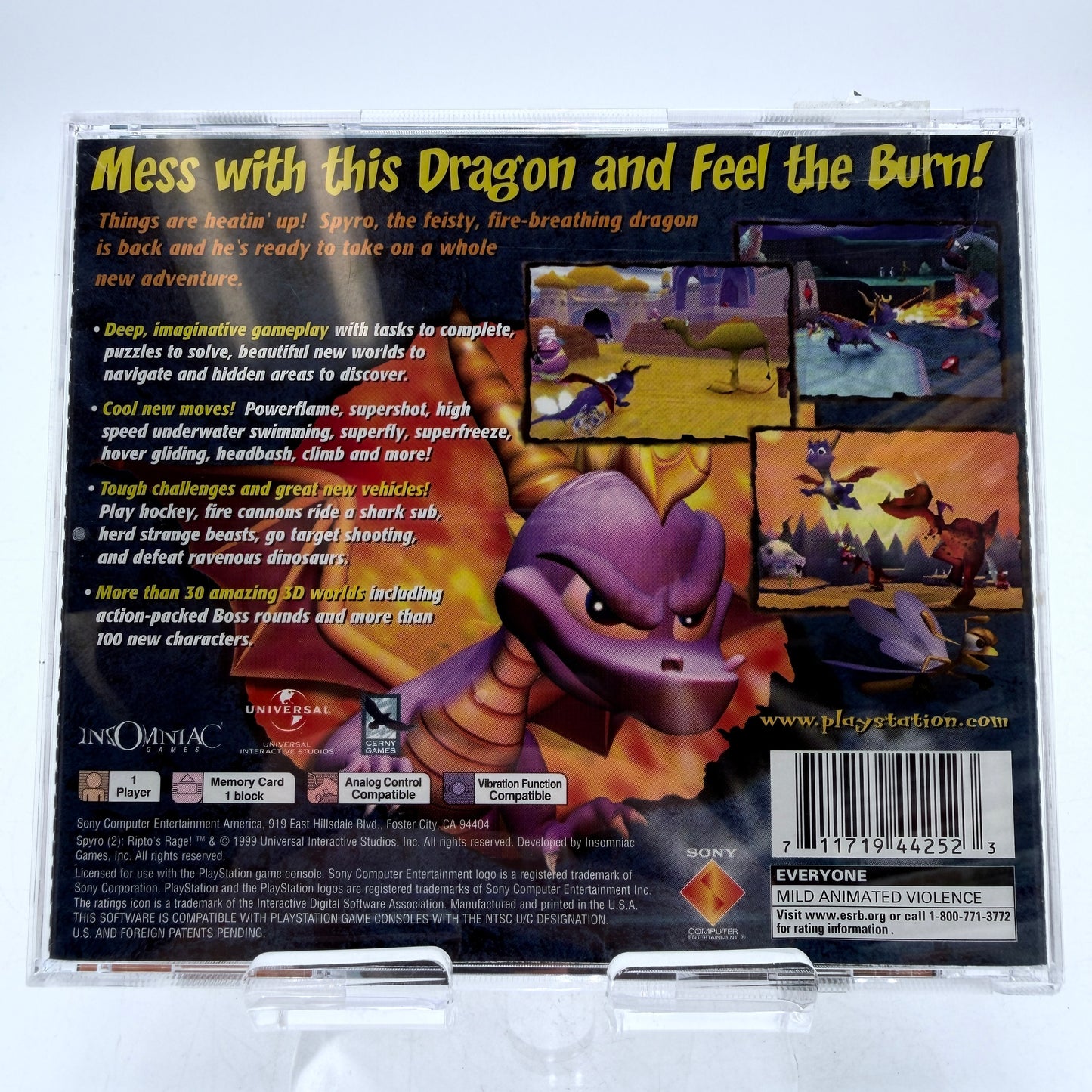 Spyro 2: Ripto's Rage for PlayStation Complete in Box