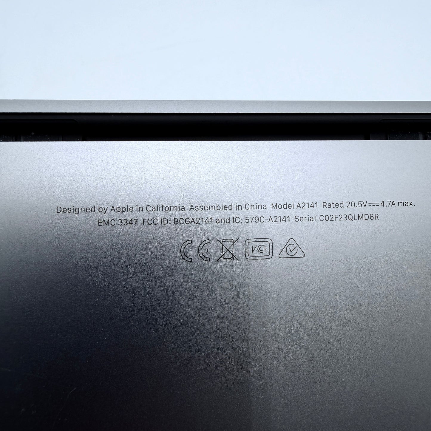 Apple MacBook Pro 16-inch A2141 2019 Core i7 64GB 512GB Space Gray Laptop