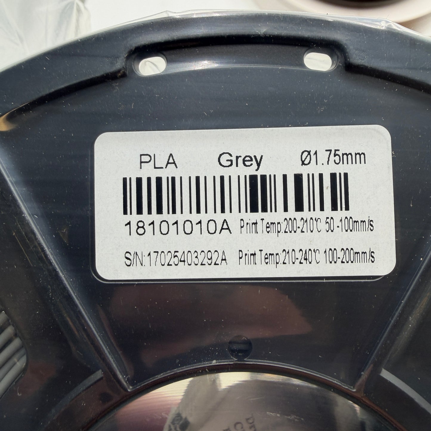 SUNLU 1.75mm PLA Filament 1KG Gray