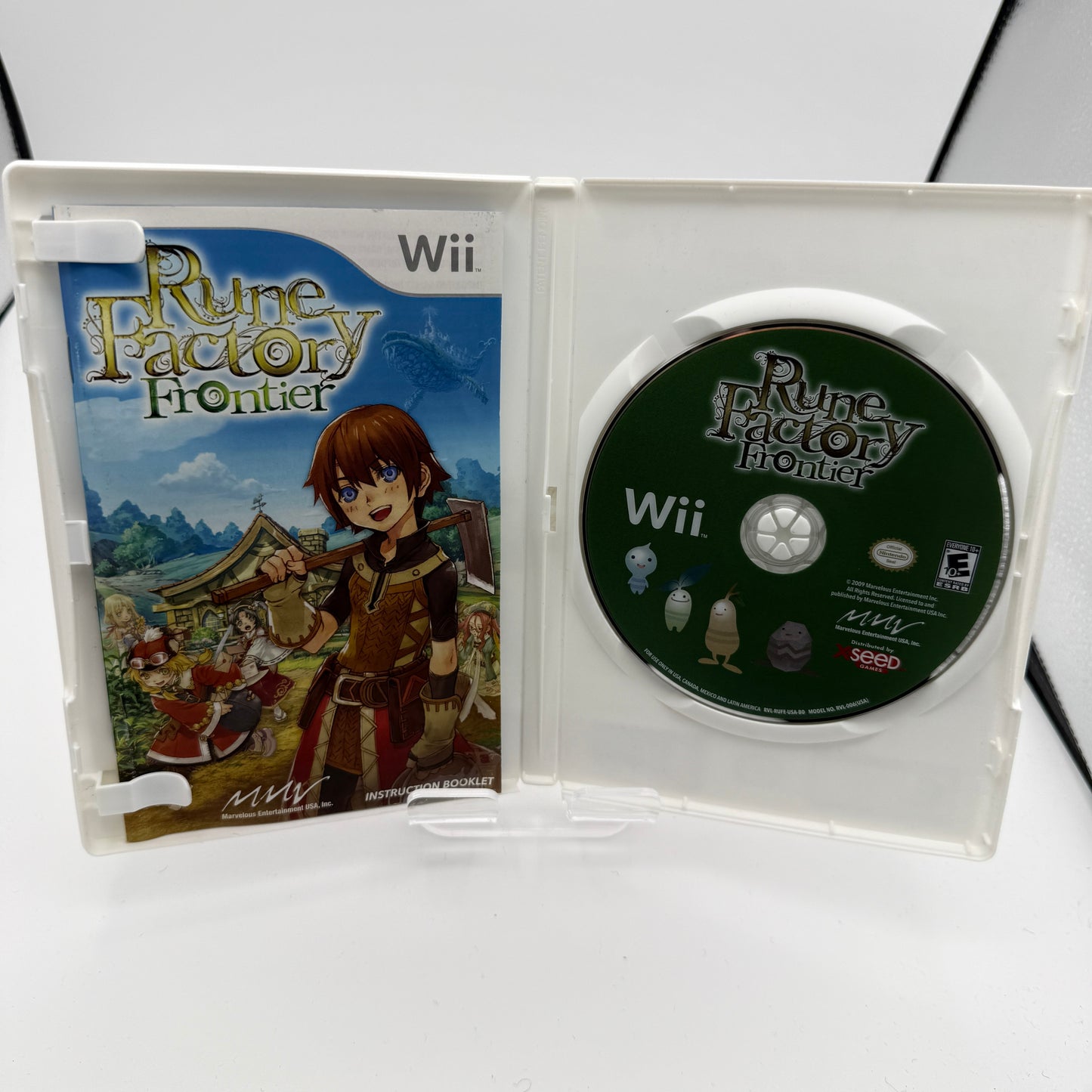Wii Rune Factory: Frontier Used Video Game Complete w/ Case, Manual & Inserts CIB