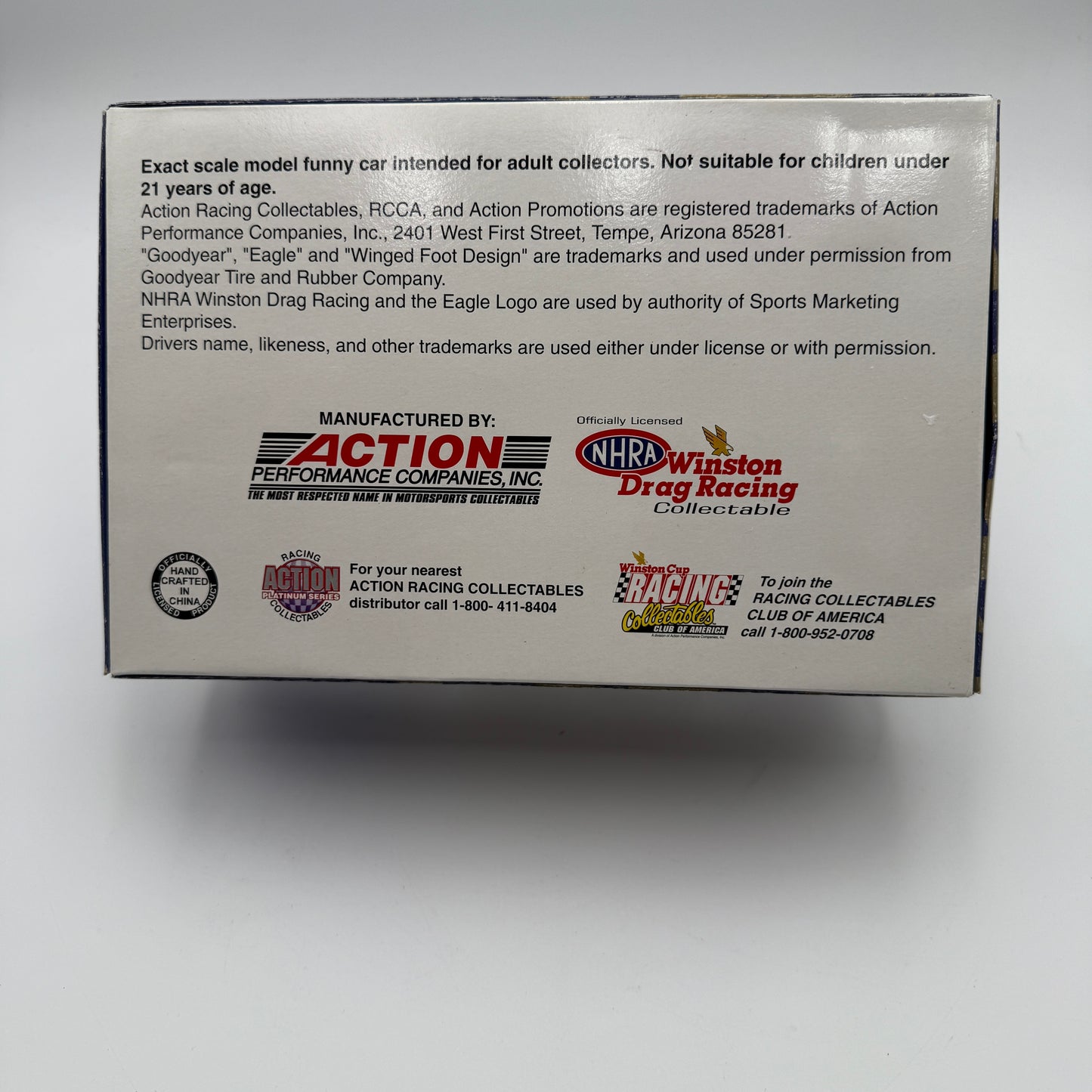 Action Racing Jerry Toliver Mad Magazine Pontiac Funny Car 1998 1:24
