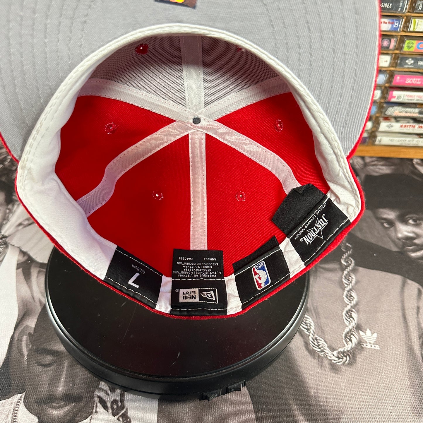 Just Don New Era Miami Heat Fitted Hat SIZE 7