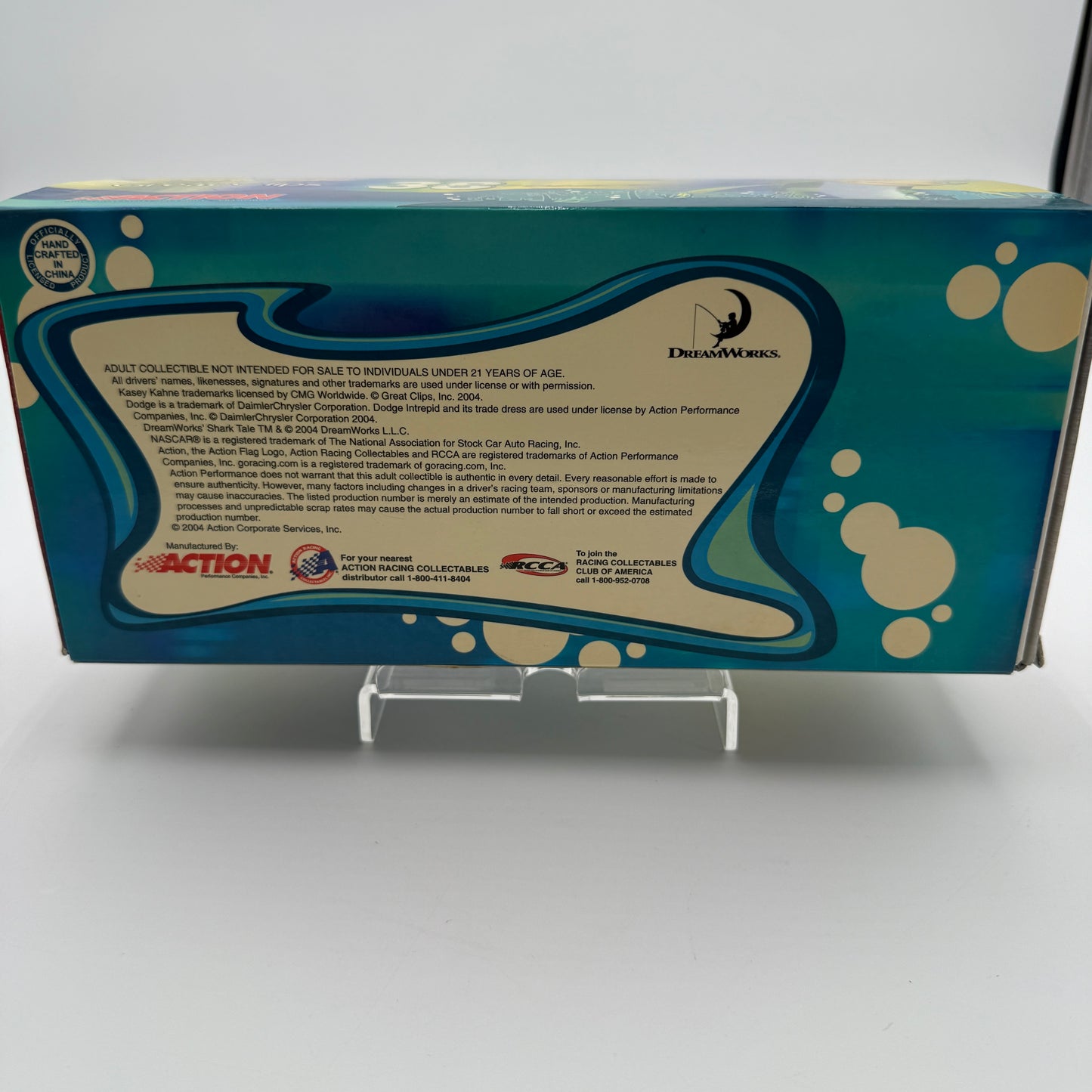 Action Racing Kasey Kahne #38 Great Clips Shark Tale 2004 Intrepid 1:24 Diecast