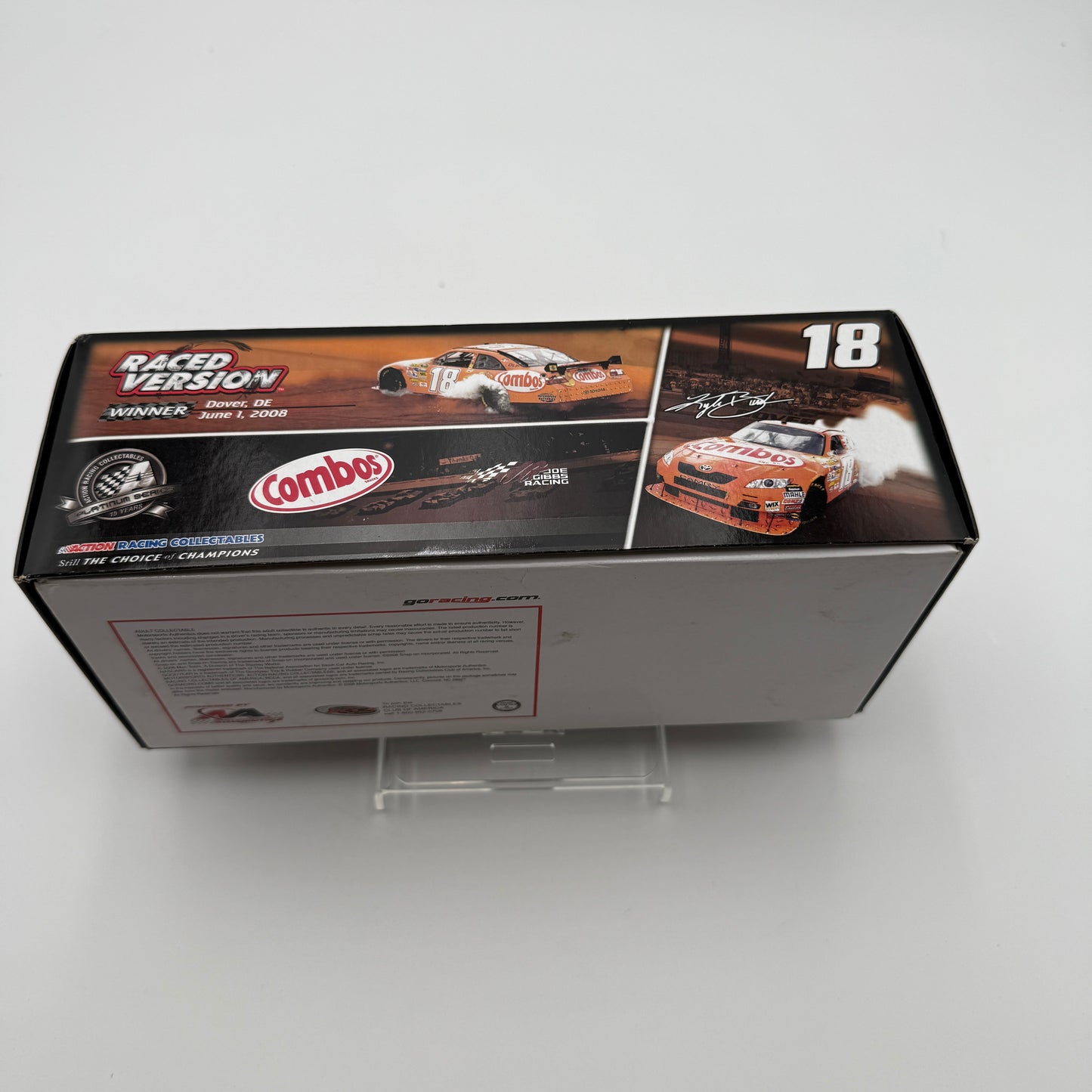 Action Racing Kyle Busch #18 Combos Dover Win 2008 Camry Diecast 1 of 783