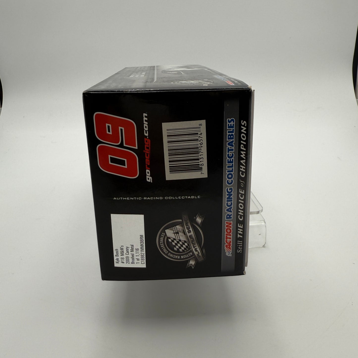 Action Racing Kyle Busch #18 M&Ms 2009 Toyota Camry Brushed Metal Diecast Model - Limited Edition