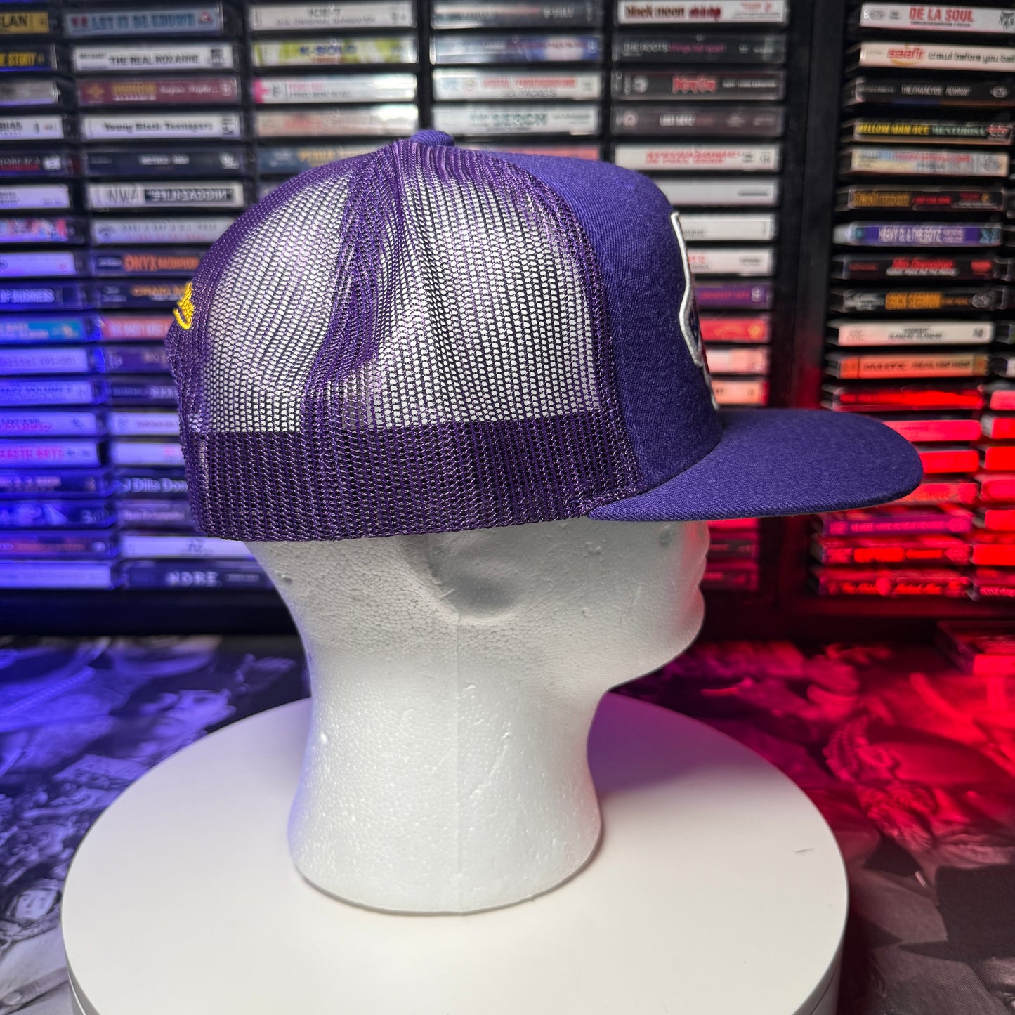 Los Angeles Lakers Mitchell & Ness HWC 87 88 Back To Back Champions Trucker Hat
