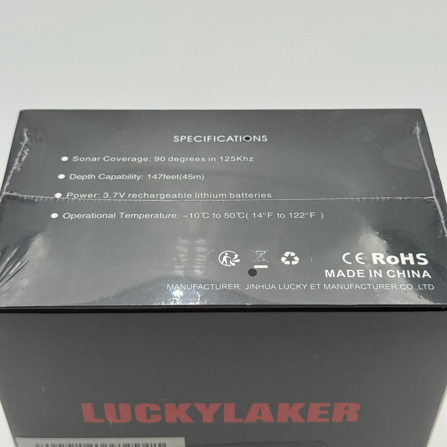 Lucky Portable Sonar Fish Finder Y2020-CWLA Black GPS Navigation