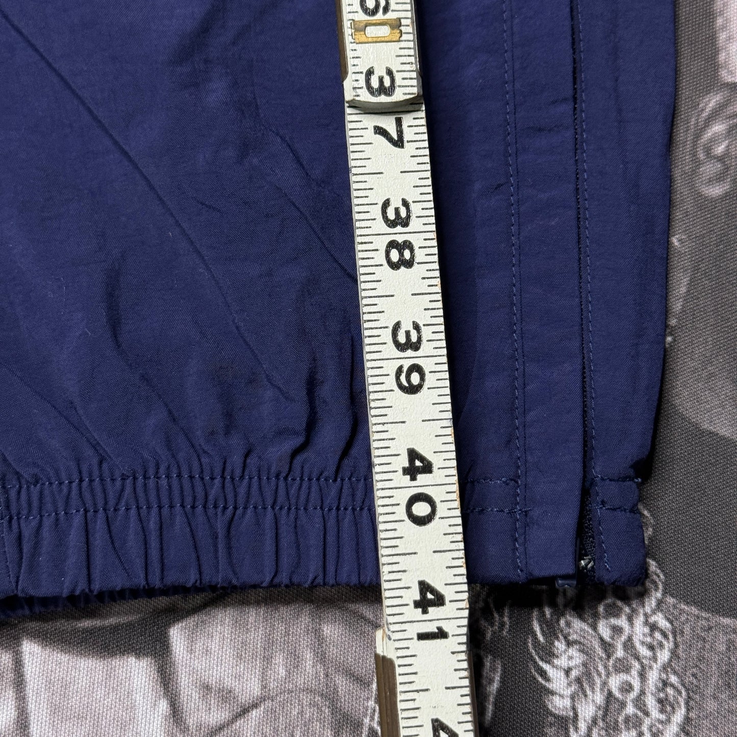 Mens Puma Retro Woven Pants Navy/White Sz Large 576377-06