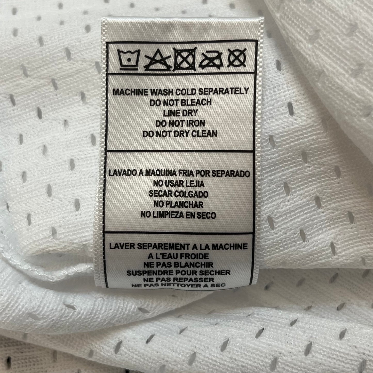 Mitchell & Ness NBA x Amp Mesh Tank Top XL White NWT