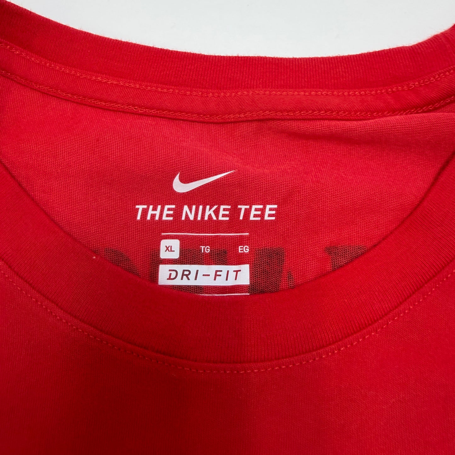 Nike Dri-Fit Basketball Tee XL Red - Used