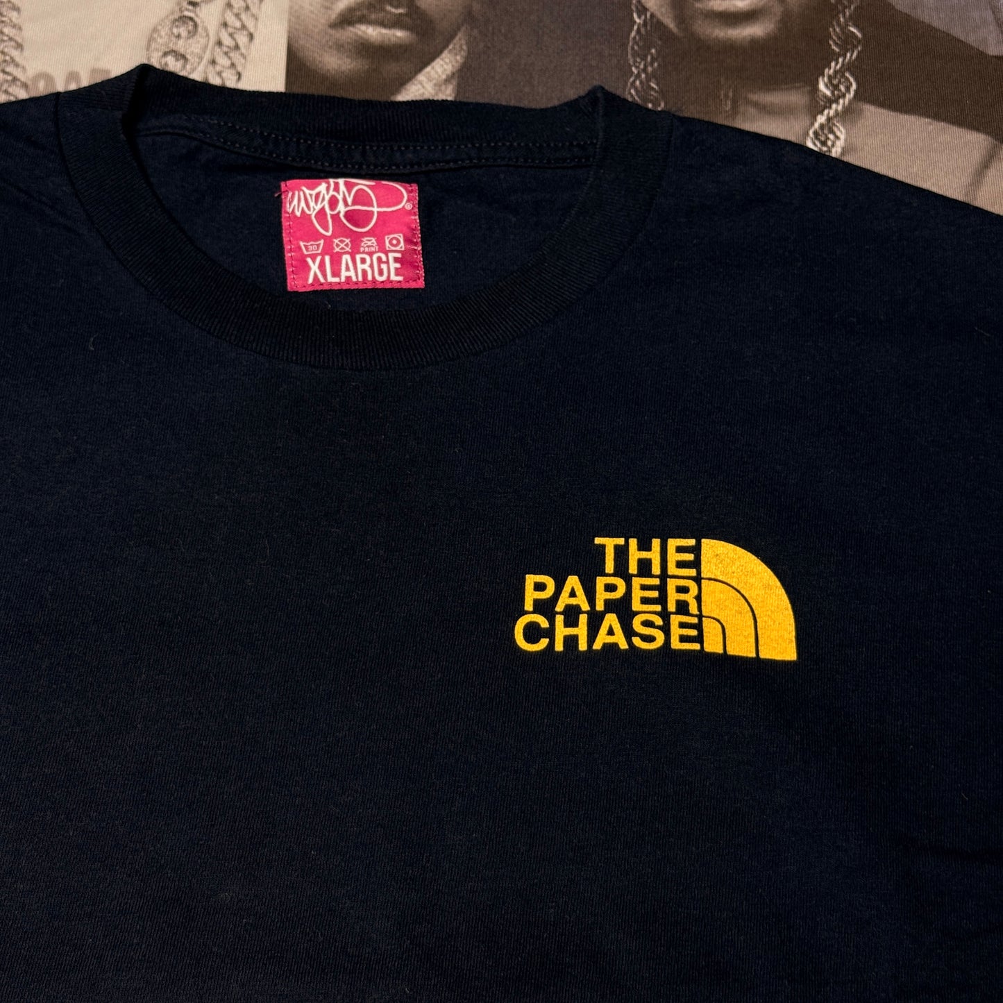 More-Chex Paper Chaser Tee sz XL Navy